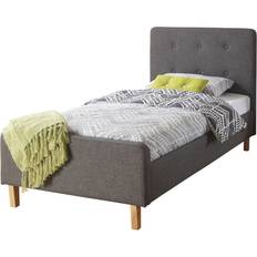 Single Beds - Steel Bed Frames GFW Ashbourne 100x206.5cm