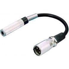 Xlr til jack Monacor Img -XLR-jack kabel 15cm MCA-15/2