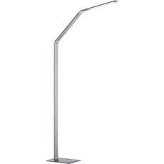 Bodenlampen FISCHER & HONSEL Fischer-Honsel LED-Stehleuchte, Alufarben Bodenlampe