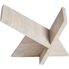 Woud Magazine Holder Small Travertine Newspaper Rack