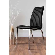 Black - Metal Kitchen Chairs Furniturebox Box 2 Kitchen Chair