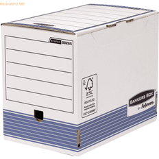 Grigio Scatole di Archiviazione Bankers Box Scatola Archivio System 32.7x26.5 cm Dorso 20 cm 0028501