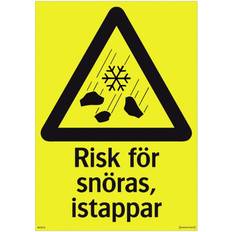 Snöras skylt Risk För Snöras Pl