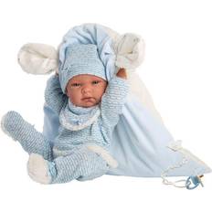 Llorens Baby Doll Nico 38 cm Blue Blanket