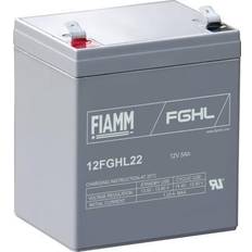 Blybatteri 12v 5ah Fiamm Fiamm 10 års BLY-AKKUMULATOR 12V/5AH