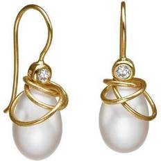Rabinovich Magic Circles Förgyllt Silver Öronsnäcka Med Sötvattenspärlor Och Zirconia 32520401