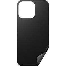 Nomad Leather Skin iPhone 13 Pro Schwarz (iPhone 13 Pro) Smartphone Hülle, Schwarz