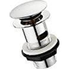 Bottom Valves Ideal Standard Chrome Metal Plastic Pop-Up Slotted Waste 32.75mm One Size