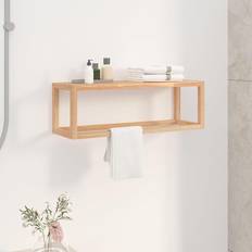 vidaXL Porte-Serviette 60 x 20 x 20 cm Bois Massif De Noyer