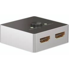 Weiblich – Weiblich Kabel Goobay Manuelle HDMI-Umschaltbox 2 auf