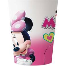 Roze Papieren Bekers Procos Minnie Mouse Bekertjes FSC