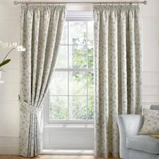 Curtains & Accessories Curtina Bird Trail Jacquard Lined Pencil