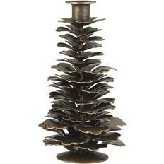Ib Laursen Cone Brown Ljusstake 12cm