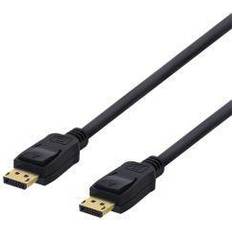 Deltaco Displayport Cable, Dp 1.2, 5m, Black