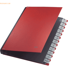 Leitz Carpeta De Panel A-Z PP Rojo