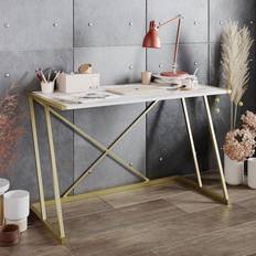 Gold Writing Desks Decorotika Anemona 02 Modern Writing Desk