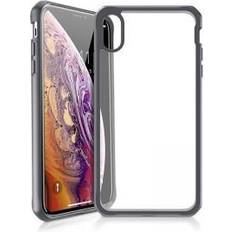 Iphone xs cover ItSkins HYBRID FROST cover til iPhone XS X Sort og gennemsigtig