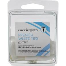 Acrylic nails Cuccio Pro - French White Tips 7 Acrylic Nails