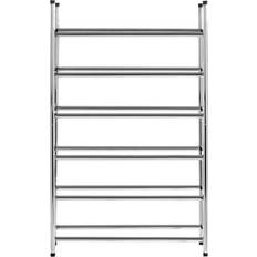 Silver Hallway Furniture & Accessories Premier Housewares Six Tiers Shoe Rack