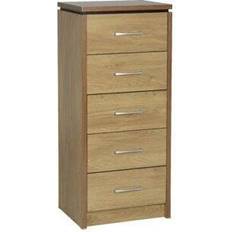 Furniture SECONIQUE Charles 5 Narrow Chest of Drawer