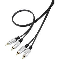 SpeaKa Professional SP-7870144 RCA Audio/phono Cable [2x RCA plug