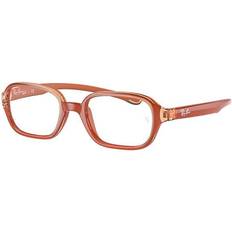 Orange Brillen Ray-Ban Rb9074 Kids Orange Fassung Klar Glas Polarisiert 37-16 Orange 37-16