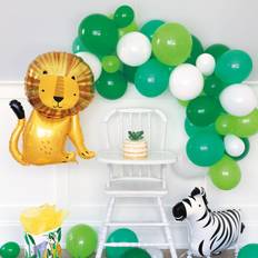 Ilmapallokaaret Unique Party Green & White Balloon Arch Jungle St Patricks, Dinosaur, Safari Birthday