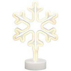 Alimenté par batterie Lampes de Noël Konstsmide 3077-100 Silhouette À LED Flocon Neige Blanc Chaud Lampe de Noël