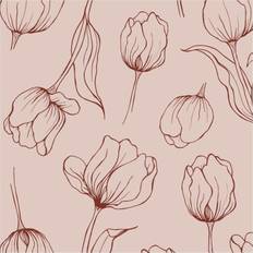 Cooee Design Paper Napkins Tulipa 16x16cm Pink 18pcs