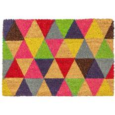 Carpets & Rugs Nicola Spring 40cm Multicoloured Triangles Coir