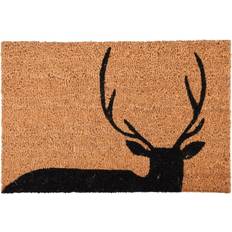 Carpets & Rugs Esschert Design Stag Coir Doormat Brown