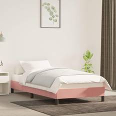 Sammet Sängramar vidaXL rosa Sängram