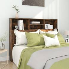 Camas y Colchones vidaXL Mueble Color Roble Ahumado 140x19x103.5 cm - Marrón Cabecero