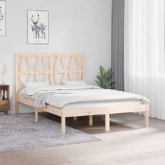 vidaXL 120x190 Small Double massivt Sengeramme