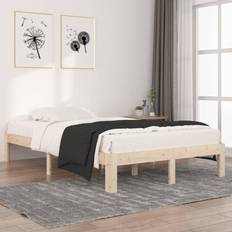 VidaXL Bed Frames vidaXL Bed Frame without Mattress 120x200 cm Brown