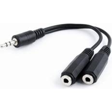 Kabler Gembird AUDIO SPLITTER 3.5MM/10CM WHT CCA-415-..