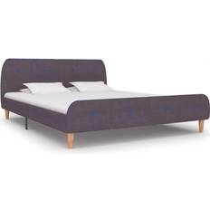 Beige Sengerammer vidaXL Bed Frame Taupe Sängram