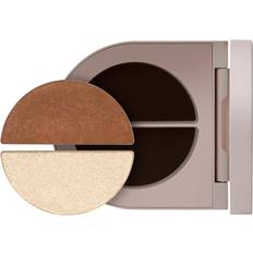 Rose Inc Satin & Shimmer Duet Eyeshadow 2.92G Satin Cocoa White Gold Shimmer