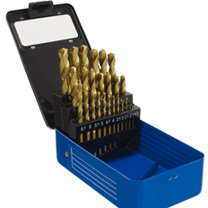 AK4725 25pc Titanium Coated Drill Bit Set Metric
