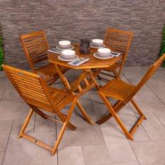 Charles Bentley FSC Acacia Patio Dining Set