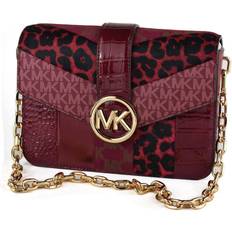 Michael Kors Sacs bandoulière Michael Kors Sac-à-main Femme 35F2GNML2Y-MULBERRY-MLT Rouge (23 x 17 x 5 cm) Blanc