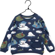 Spandex Sweatshirts Mumin On Float Pullover - Blue