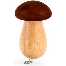 Braun Schlüsselanhänger Kikkerland Mushroom Tool Keychain