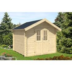 SKAN HOLZ Friggebod Palma Inkl Golv 280x355 cm Natur (Byggnadsarea )
