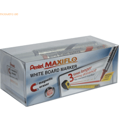 Whiteboard visker Pentel Whiteboard-Marker Set MAXIFLO MWL5S, mit Schwamm