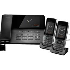 Trådlös telefon med telefonsvarare Gigaset Fast telefon VoIP Pro Fusion FX800W Bundle Bluetooth, WiFi, DECT-repeater, Telefonsvarare, PoE Touch-display Svart