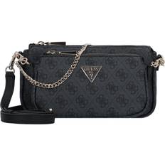 Guess Crossbody Bags Guess Noelle 4G Logo Mini Crossbody Bag - Black Multi