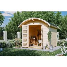 SKAN HOLZ SKANHOLZ Gartenhaus »Delft«, BxT: 290 Aufstellmaße, gebogen (Gebäudefläche )
