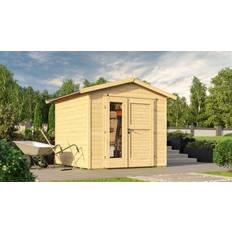 Weka Gartenhaus 224 A 21 mm, Design-Doppeltür (Gebäudefläche )