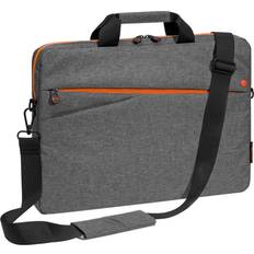 Orange Sleeves PEDEA FASHION Notebook Case 43.9 cm (17.3" Messenger Sleeve Black Gray Orange (66063046)